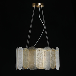 Люстра Альгеро 6х40W E14 металл, стекло, бронза