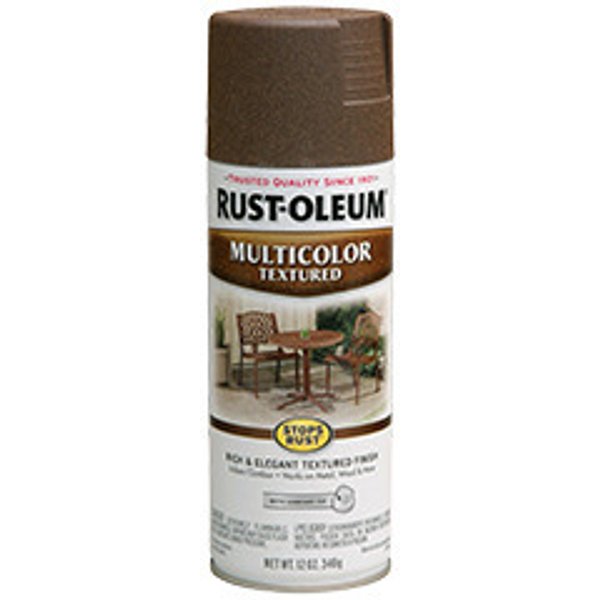 Эмаль многоцветная текстурная Rust-Oleum Stops Rust (Осенний коричневый) спрей 0