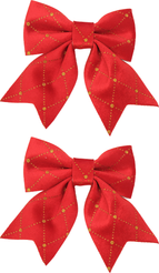 Набор бантов 2шт 12х15см красный SYHDJA-3225004