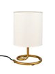 Светильник настольный ARTSTYLE HT-905BRS E27 латунь/ белый металл/ткань