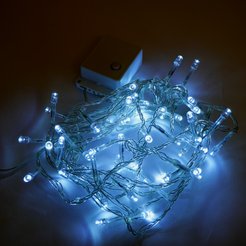 Электрогирлянда Нить внутренняя 3м 60LED 3м холодный белый SYCL-204