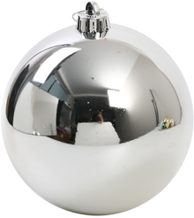 Шар 18см, серебро, глянец, SYQA-0125331-3