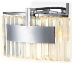 Светильник настенный TR5094 CH/CL хром/прозрачный E14 max 40W 348x200x234