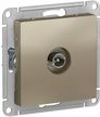Розетка TV оконечная Schneider Electric AtlasDesign 1DB шампань 
