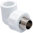 Угольник полипропиленовый комбинированный наружная резьба d25х1/2"
