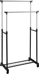 Вешалка гардеробная Рыжий кот GR-03A 80х42х90/160см металл/пластик, черный