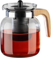Чайник заварочный Mallony La Caffetteria 1,5л стекло, фильтр полипропилен