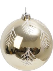 Шар с узором 15см золото, глянец JNPM25-24