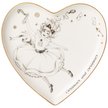 Тарелка-сердце Lefard Wonderland Девочка 15х2см фарфор