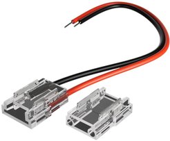 Коннекторы прокалывающие 2pin (7мм) с проводом для гибкого соединения или подключения ленты 10мм 2шт