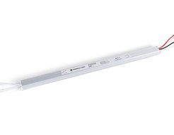 Блок питания ультратонкий для светодиодной ленты 12V 100W 8.3A IP20 185-260V 372х18х18 GS8607.