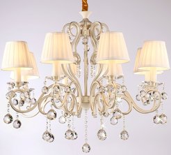 Люстра Ambrella light TR4561/8 BG/GD бежевый/золото 8хE14
