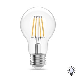 Лампа Gauss Filament Elementary А60 9W 730lm 4100К Е27 LED 1/10/50