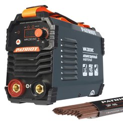 Промонабор Аппарат сварочный инверторный PATRIOT WM230DVC MMA+Машина углошлифовальная PATRIOT AG 116 115мм