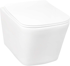 Унитаз подвесной TOKITO TATSUMAKI SQUARE 4.0 Торнадо безободковый с микролифтом 