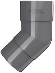 Колено трубы 135° ТН ОПТИМА серый