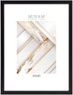 Рамка МИРАМ 30х40см черный, пластик