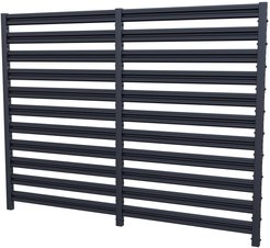 Секция ограждения Горизонт 2000х2500мм графит