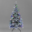 Ель искусственная Мадлен 210см, флокированная, 500LED, мультиколор, ПЭ+ПВХ