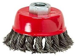 Щетка для УШМ чашечная латунированная Remocolor 150мм