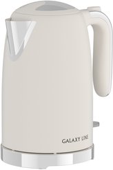 Чайник электрический Galaxy LINE GL 0367 2200Вт 1,7л нерж.сталь белый