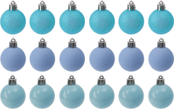 Набор шаров Макарун 18шт 4см голубой, SYQA-0124214