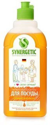 Средство д/мытья посуды антибактериальное Synergetic ЭКО 500мл Апельсин
