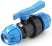 Кран компрессионный ПНД Pro Aqua UNIO d20мм