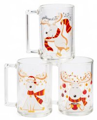 Кружка Luminarc Fitness Северные Олени 320мл стекло