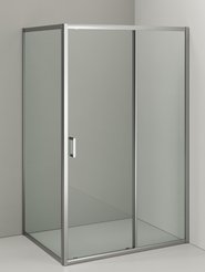 Уголок душевой BOND B23-12090-00 (120х90см) с раздвижной дверкой, прозрачные стекла 6мм