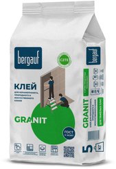 Клей для керамогранита и тяжелых плит Bergauf Granit 5кг