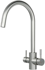 Смеситель для кухни AM.PM X-Joy S F85B07711 с переключением на фильтр для питьевой воды, сатин 