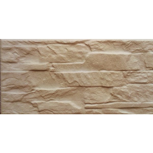 Плитка фасадная клинкерная АРАГОН 12х24,6см песочный 0,5314м²/уп