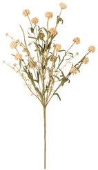 Цветок искусственный Пушистик полевой желтый 65см