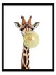 Постер Жираф со жвачкой 30х40