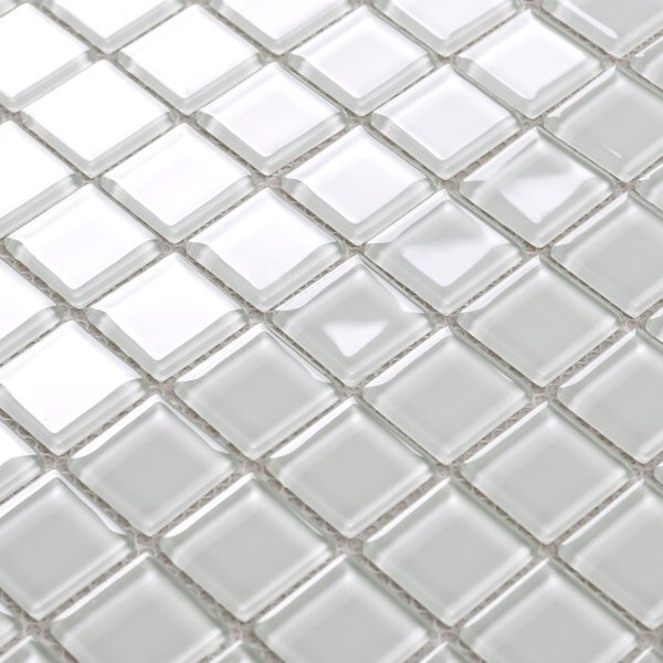 Мозаика Tessare 30,0х30,0х0,4см стекло белый шт(HJM07)