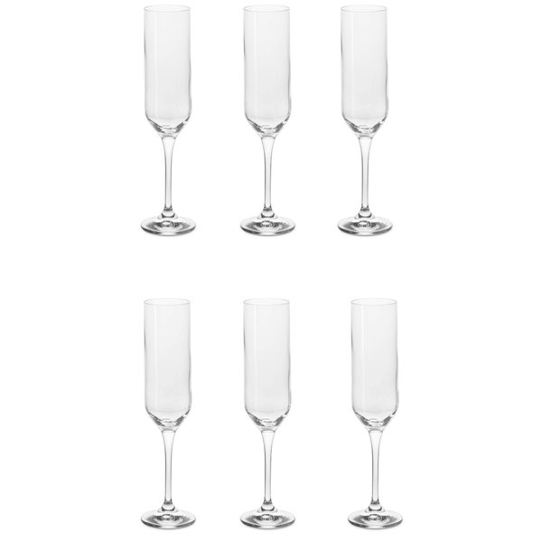 Набор бокалов д/шампанского Crystalex Umma 200мл 6шт стекло