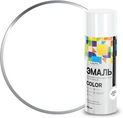 Эмаль аэрозольная ЛАКРА Color универсальная Белый матовый 1007 (520мл/200гр)