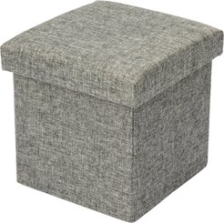 Пуф складной 30x30x30см полиэстер, серый, нагрузка 60кг