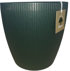 Кашпо пластиковое Эко Магнолия d20,5см h21см v5,2л малахит