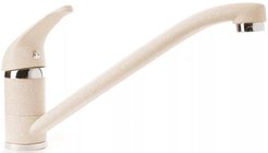 Смеситель кухонный GranFest Quarz 3321 латунь, бежевый