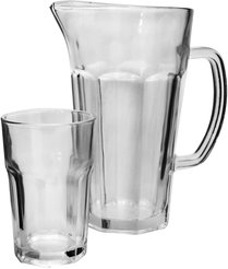 Набор питьевой Glassware Кувшин 1,2л+Стаканы 300мл 6шт стекло