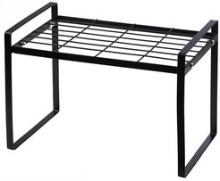 Полка-подставка д/кухни Mallony L’ordine Nero 35х21х24см черный, металл