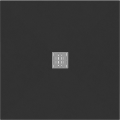 Поддон душевой 100х100 Aquarius black