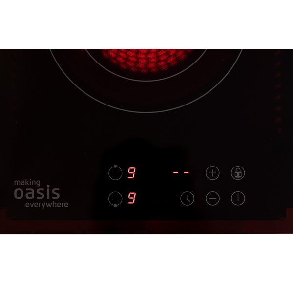 Поверхность варочная электрическая Oasis P-SBD черный