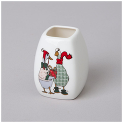 Подставка д/зубочисток Lefard Family Christmas 5,5х5,5х8см фарфор