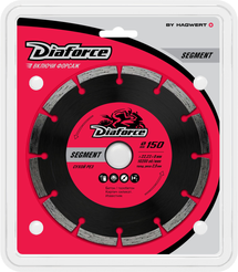 Диск алмазный по бетону DIAFORCE SEGMENT 150х2,5х22,23мм сухой рез