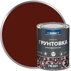 Грунт антикоррозионный ГФ-021 PROREMONTT красно-коричневый (0,9кг)