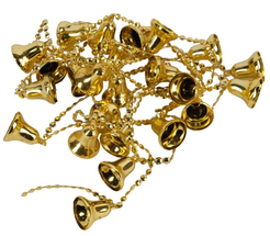 Бусы новогодние 270х0,8см золото SYZL-2221040A
