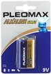 Батарейка алкалиновая Pleomax 6LR61-1BL 1шт/крона